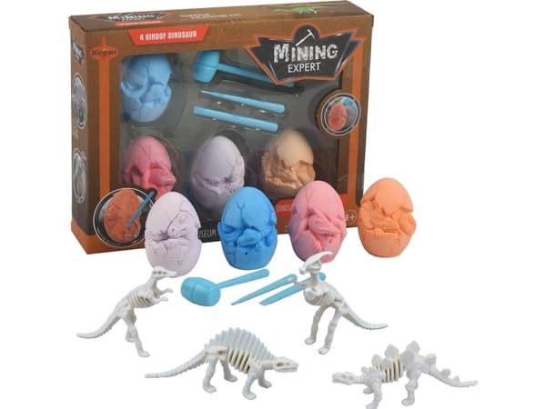 Trifox UTGRAVNINGER PALEONTOLOG FARGERIKE EGG