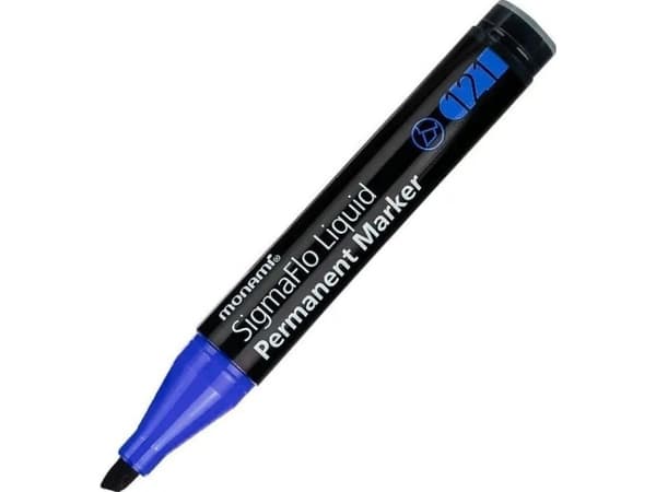 SigmaFlo permanentmarker blå (12 st) MONAMI