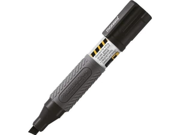 MONAMI permanent svart märkpenna (12 st)