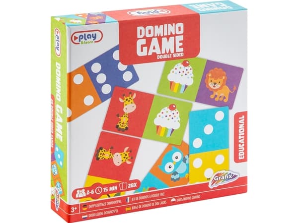 Icom DOMINO TVÅSIDIGT SPEL, 28 KORT
