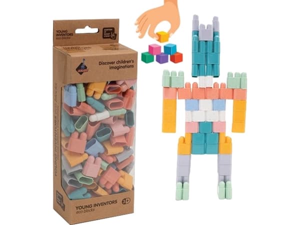 Askato Little Geniuses Bricks Pastell Eco 60 stk