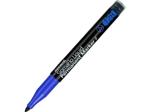 SigmaFlo permanentmarker blå (12 st) MONAMI