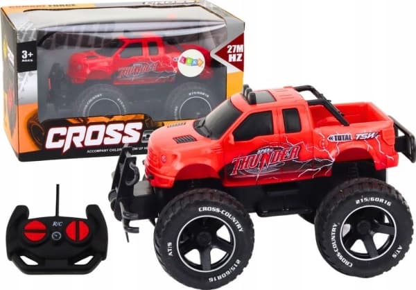 LeanToys RC-terrängbil 1:18 Röd