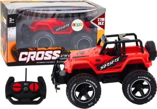 LeanToys RC-terrängbil 1:18 Röd