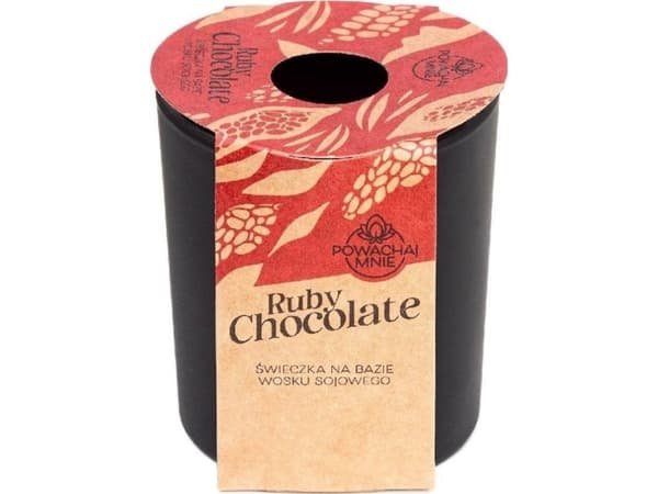 Smell Me Ruby Chocolate Black Soy Candle