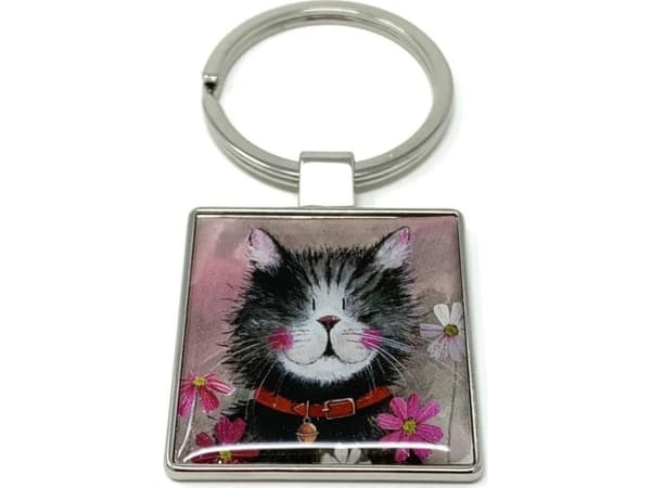 Nyckelring K12 Morrhår katt