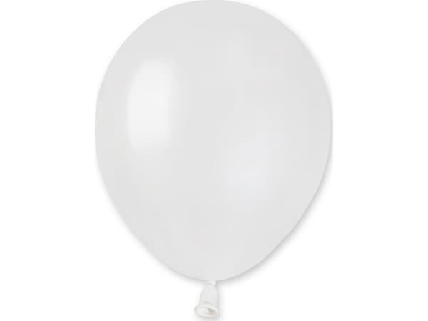 Gemar metallinhohtoiset helmiäisvalkoiset ilmapallot, AM50, 13 cm, 100 kpl
