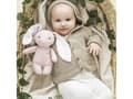 Miniatyrbilde 3 av 3: Teddykompaniet Elina plysjkanin, rosa 20cm