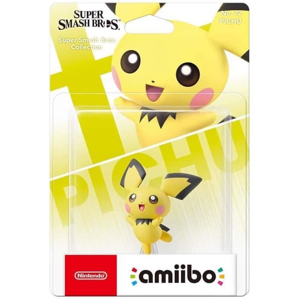 Amiibo Figur - Pichu N°72 • Super Smash Bros. Collection