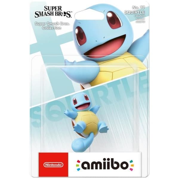 Amiibo Figur - Squirtle N°77 • Super Smash Bros. Collection