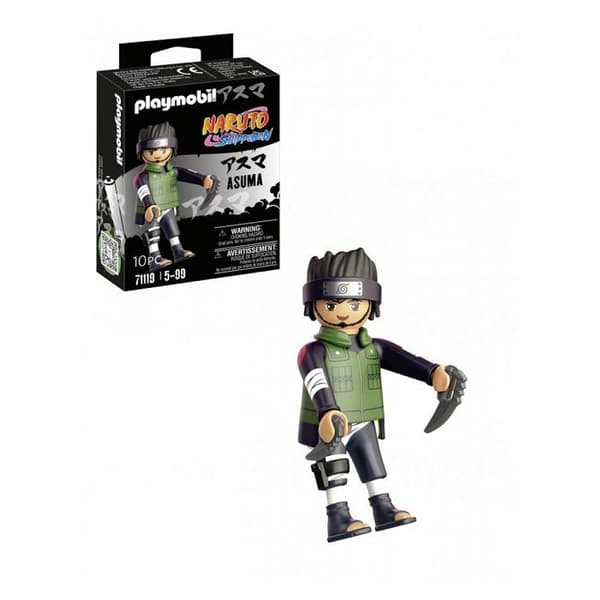 Figurin - PLAYMOBIL - Asuma - Naruto Shippuden - Grön - Flerfärgad - Barn