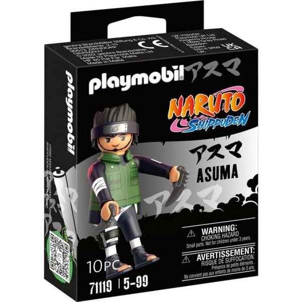 Figurin - PLAYMOBIL - Asuma - Naruto Shippuden - Grön - Flerfärgad - Barn