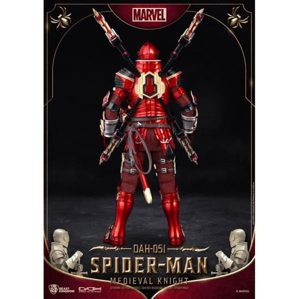 Marvel artikulerad figur - MEDIEVAL KNIGHT SPIDER-MAN 2 - LED-tillbehör - 20 cm
