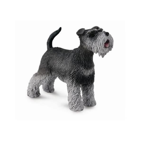 Figurin - Schnauzer Dogs - Collecta 88752 - Svart och vit - För barn från 3 år