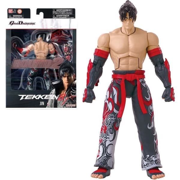 BANDAI - Tekken - Action Figure 17 cm - Jin Kazama Game Dimensions - 40673