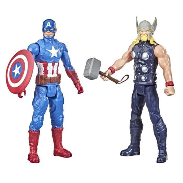 Paket med 6 30 cm Avengers-figurer, Marvel Titan Hero Series Multipack Titan Hero, från 4 år