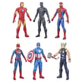 Miniatyrbild 2 av 8: Paket med 6 30 cm Avengers-figurer, Marvel Titan Hero Series Multipack Titan Hero, från 4 år
