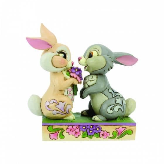 Enesco - Disney Bunny Bouquet (Thumper &amp; Blossom Figurine)