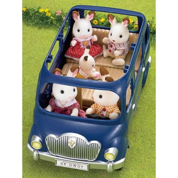 7-sits minivan - SYLVANIAN FAMILIES - Miniatyrfigurer