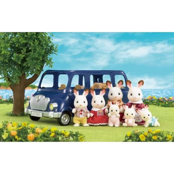 7-sits minivan - SYLVANIAN FAMILIES - Miniatyrfigurer