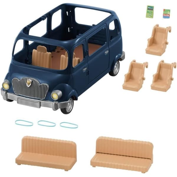 7-sits minivan - SYLVANIAN FAMILIES - Miniatyrfigurer