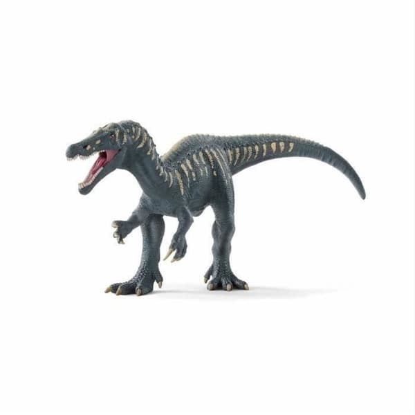 Figur Baryonyx, med realistiska detaljer och rörlig käke, storlek 23 cm, Schleich 15022 Dinosaurier, från 4 år.