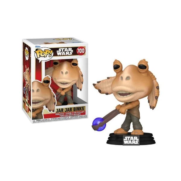 Figur - FUNKO - N° 700 - Jar Jar Binks - Star Wars - Boule Booma - 25-årsjubileum