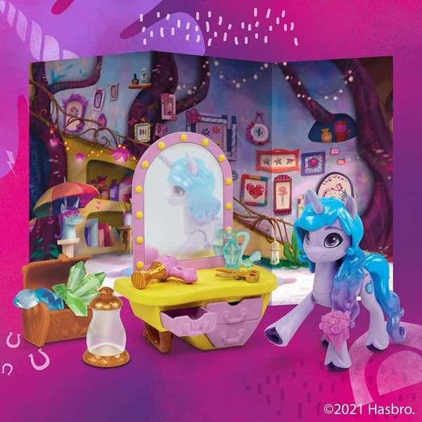 My Little Pony Skönhetssalong Set - HASBRO - Izzy Moonbow - 25 tillbehör - För barn från 5 år och uppåt