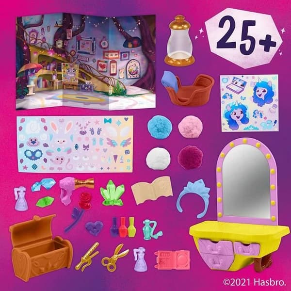 My Little Pony Skönhetssalong Set - HASBRO - Izzy Moonbow - 25 tillbehör - För barn från 5 år och uppåt