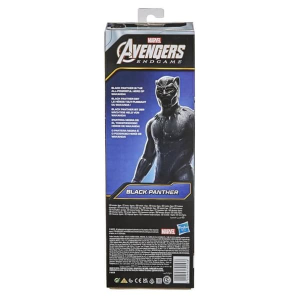 Black Panther Figure 30 cm - Titan Hero Series Marvel Avengers Collection