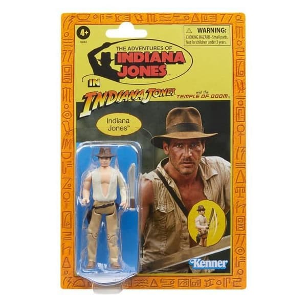 Figurin - HASBRO - Indiana Jones Retro Collection - Temple of Doom - 9,5 cm - Blandat