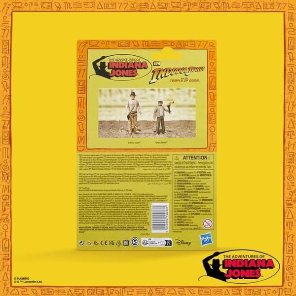 Figurin - HASBRO - Indiana Jones Retro Collection - Temple of Doom - 9,5 cm - Blandat