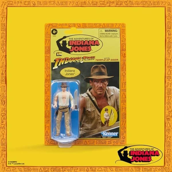 Figurin - HASBRO - Indiana Jones Retro Collection - Temple of Doom - 9,5 cm - Blandat