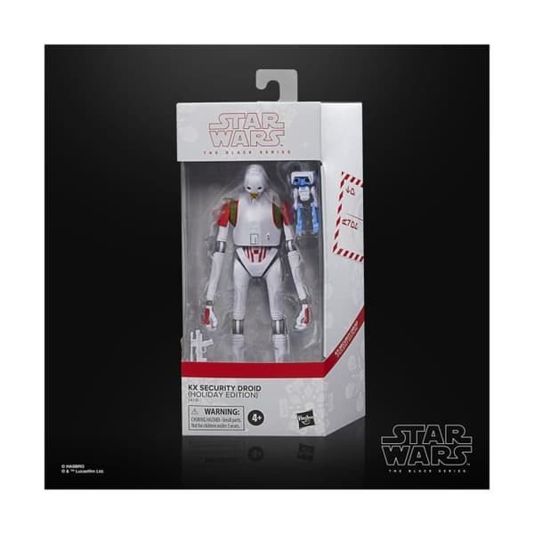 Star Wars Black Series Figur - HASBRO - KX Security Droid - Holiday Edition - 15 cm
