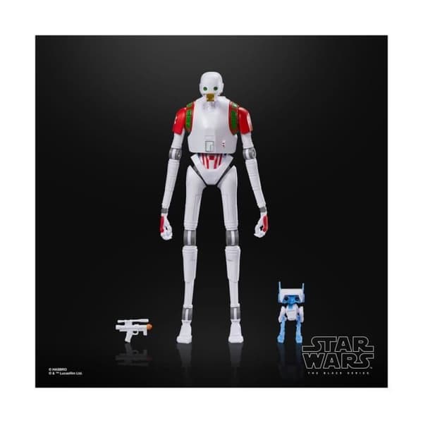 Star Wars Black Series Figur - HASBRO - KX Security Droid - Holiday Edition - 15 cm