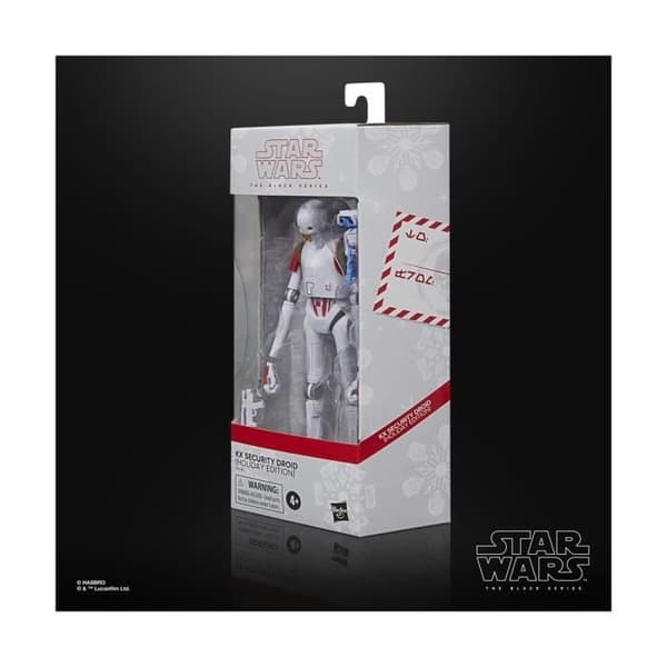 Star Wars Black Series Figur - HASBRO - KX Security Droid - Holiday Edition - 15 cm