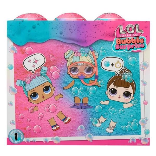 L.O.L. docka Surprise Bubble Surprise med tillbehör - Random - Vit - Blandat - Från 4 år och uppåt