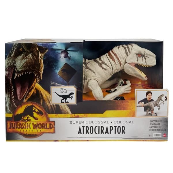 Jurassic World - Speed Dino Super Colossal - Dinosauriefigurer - Från 4 år