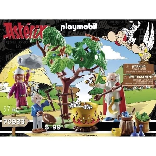 PLAYMOBIL 70933 Panoramix och Magic Potion kittel, Asterix, Vuxen och barn, Från 5 år