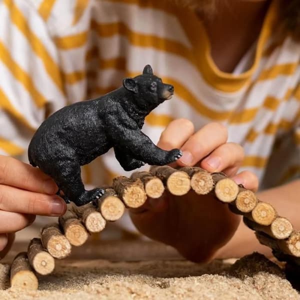 Statyett - SCHLEICH - Svart björn - Wild Life - Interiör - Barn