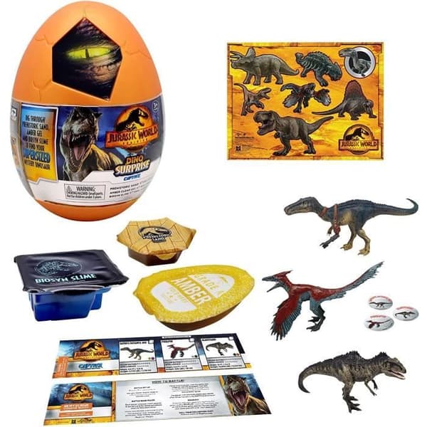 Dinosaurie i sitt överraskningsägg SILVERLIT JURASSIC WORLD DOMINION - 17 cm - Från 3 år