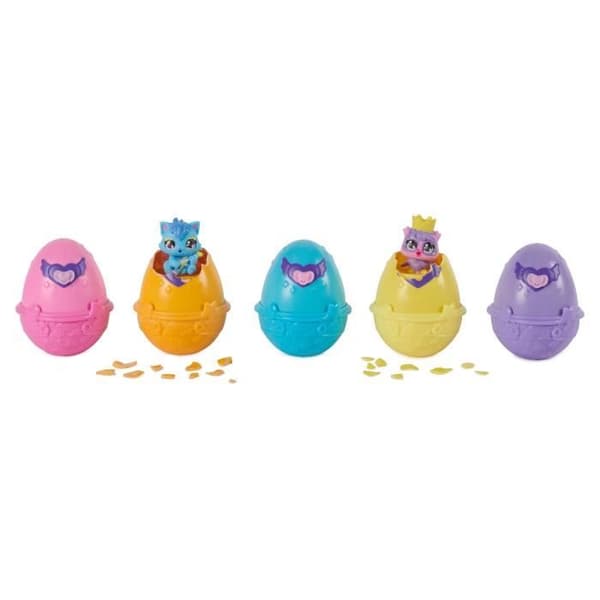 Hatchimals - 5 ägglåda med 5 Hatchimals + tillbehör