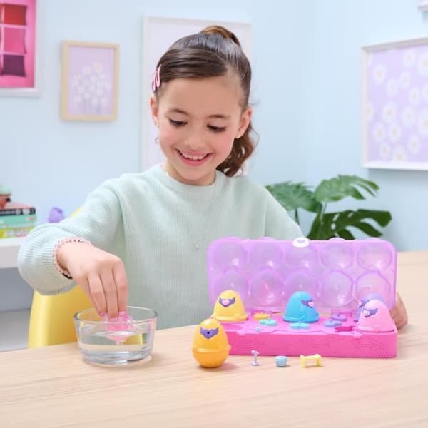 Hatchimals - 5 ägglåda med 5 Hatchimals + tillbehör