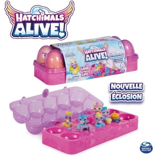 Hatchimals - 5 ägglåda med 5 Hatchimals + tillbehör