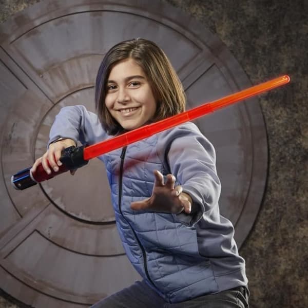 Darth Vader elektronisk ljussabel, Star Wars Lightsaber Forge Kyber Core, barnleksaker, från 4 år
