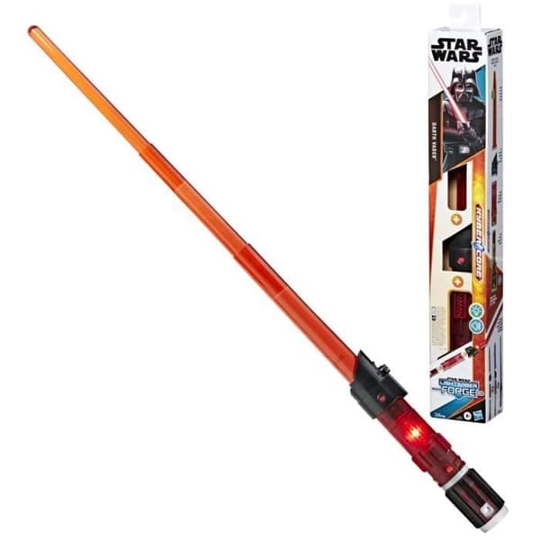 Darth Vader elektronisk ljussabel, Star Wars Lightsaber Forge Kyber Core, barnleksaker, från 4 år