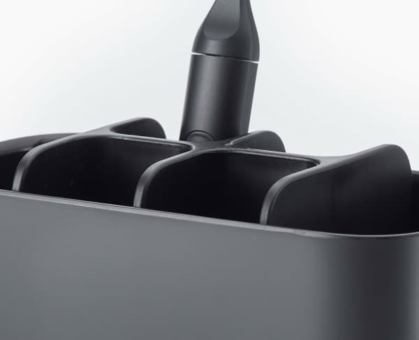 Joseph Joseph 70599, Frittstående tannbørsteholder, Sort, Sink, Bord, Vindu, 171 mm, 86 mm, 128 mm