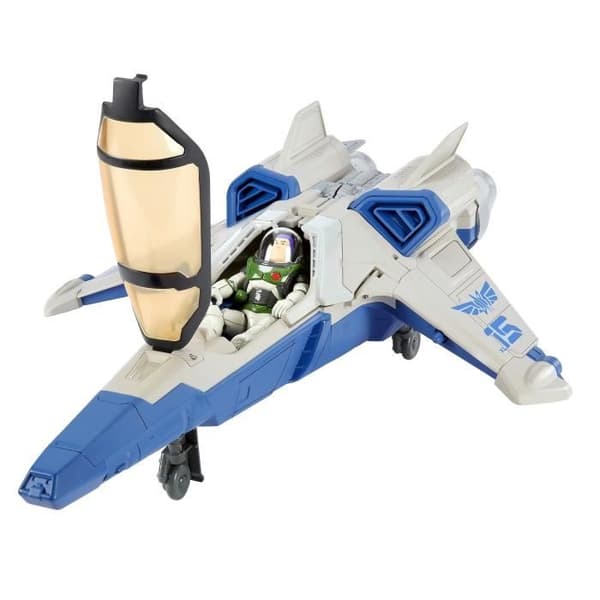 Buzz Lightyear figur - XL-15 rymdskepp - Lightyear - MATTEL - Projektil launcher - Jetpack - Figur ingår