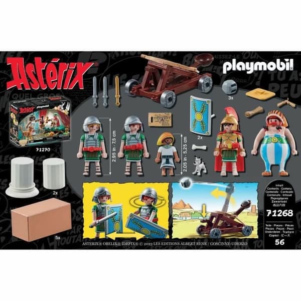Playset Playmobil Astérix: Numerobis and the Battle of the Palace 71268 56 Dele