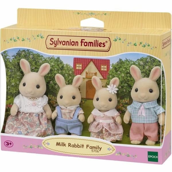 Sæt med dukker Sylvanian Families 5706 Kanin Familie 4 Dele